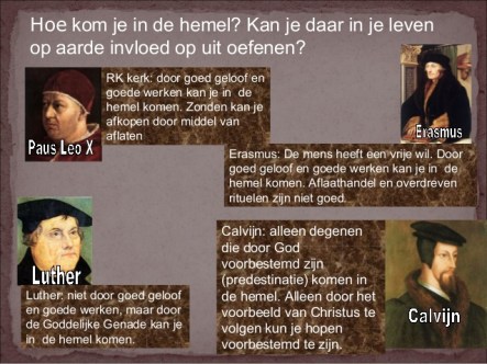 Geloofsovertuigingen ten tijde van de reformatie