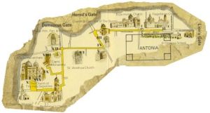 Van de veroordeling van Pilatus tot op Golgotha