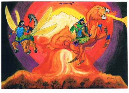 Openbaring hoofstuk 9 ; de vijfde en zesde bazuin