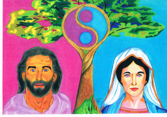 Jezus en Maria, de perfecte Adam en Eva