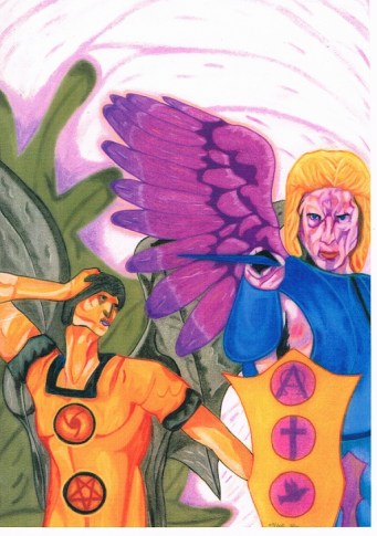 Michaël verslaat Satan