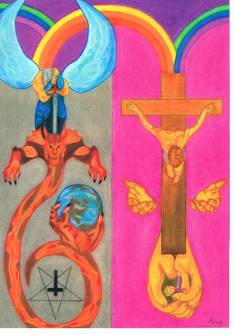 het-einde-van-de-draak-666-door-het-kruis