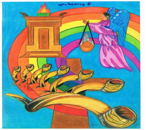 Hoofdstuk 8 : zegel 7 en de eerste 4 bazuinen